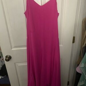 Amanda Uprichard Vibrant Pink Strapless Dress